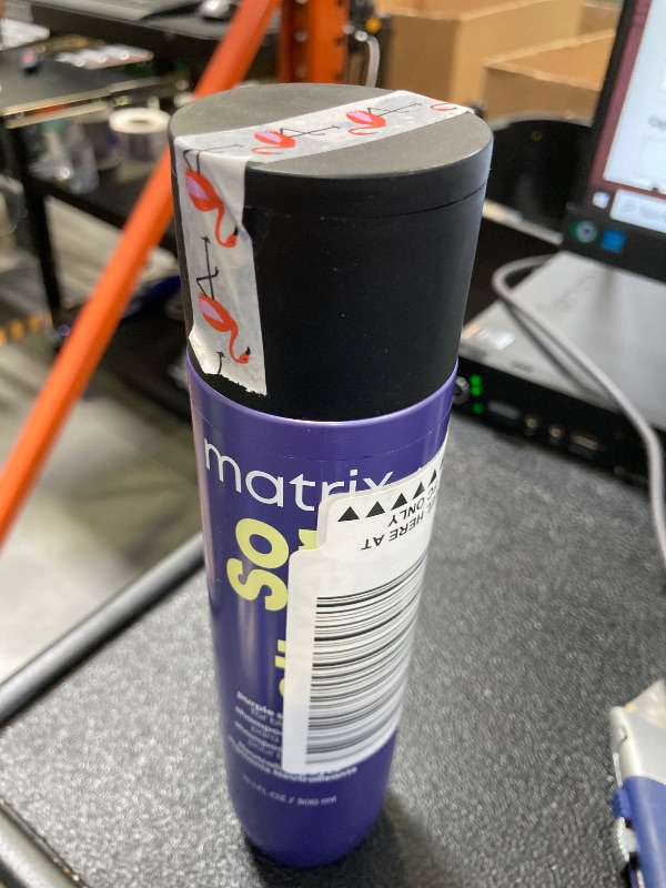 Photo 1 of Matrix So Silver Purple Shampoo | Neutralizes Yellow Tones | Color Depositing, Brightening & Toning | For Color Treated, Blonde, Grey, White and Platinum Hair | 10.1 Fl. Oz. | Vegan