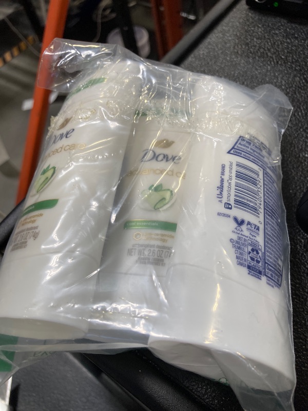 Photo 1 of Dove Advanced Care Antiperspirant Deodorant Stick Cool Essentials 3 ct for helping your skin barrier repair after shaving 72 hour odor control and sweat protection with Pro Ceramide Technology 2.6 oz