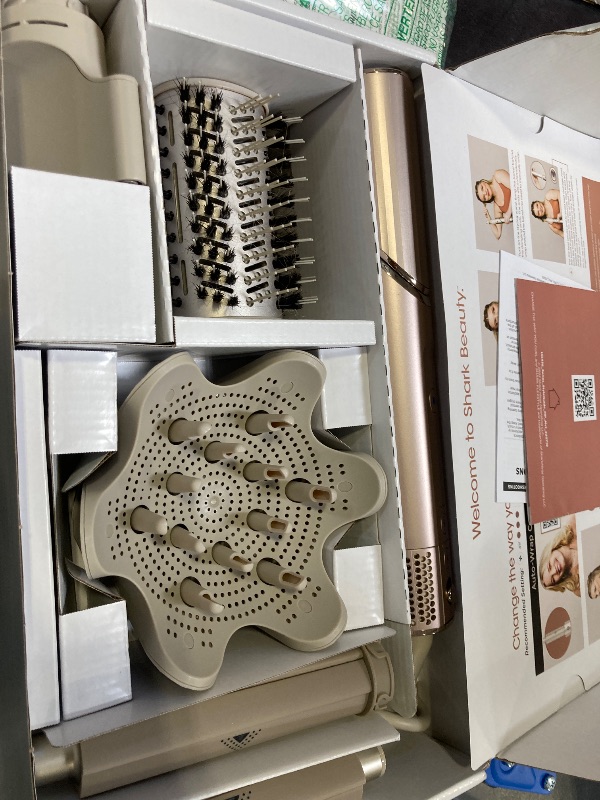 Photo 1 of Shark HD435 FlexStyle Air Styling & Drying System, Powerful Hair Blow Dryer & Multi-Styler with Auto-Wrap Curlers, Curl-Defining Diffuser, Oval Brush, & Concentrator Attachment, Stone