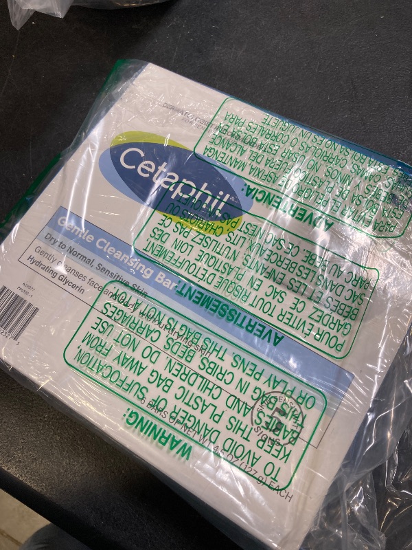 Photo 1 of CETAPHIL Gentle Cleansing Bar, 4.5 oz Bar (Pack of 6), Nourishing Cleansing Bar For Dry, Sensitive Skin, Non-Comedogenic, (Packaging May Vary)
