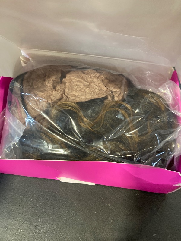 Photo 1 of UNICE Bye Bye Knots Wig Body Wave 7x5 Pre Cut HD Lace Front Wigs Human Hair with Elastic Drawstring Balayage Brown Glueless Wig Pre Plucked Bleached Knots Natural Hairline 150% Density 20 Inch
