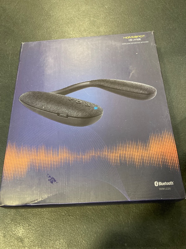 Photo 1 of HomeSpot JY508 Wireless Neckband Speaker - 3D Stereo Sound, 12 Hrs Play Time, Low Latency for Gaming/TV, Type-C Quick Charging, Wearable Speaker for Home, Office, and Outdoors