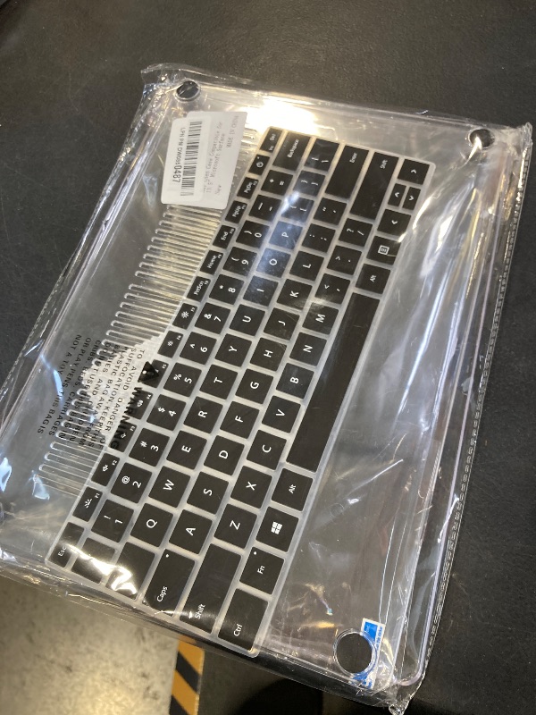 Photo 1 of May Chen Case Compatible for 13.5" Microsoft Surface Laptop 5/4/3 with Metal Palm Rest Model 1951/1868, Plastic Hard Shell Case with Screen Protector + Keyboard Cover + Dust Plug, Crystal Clear