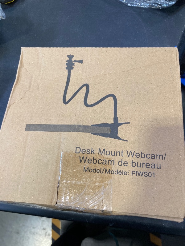 Photo 1 of Pipishell 25 Inch Webcam Stand, Flexible Desk Mount Clamp Gooseneck Stand for Logitech Webcam C960 C930e C930 C920 C920S C922x C922 Brio 4K C925e C615 and Other Devices with 1/4" Thread-PIWS01