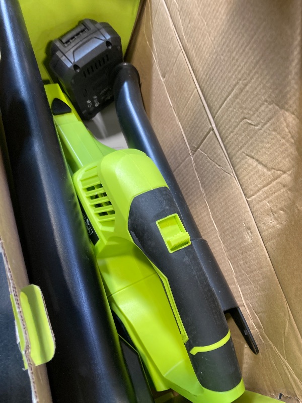 Photo 1 of SnapFresh Cordless Leaf Blower - 20V Electric Leaf Blower with 2.0 Ah Battery and Charger - Lightweight 2-Speed Leaf Blower for Lawn Care and Yard/Garden/Patio Cleaning
