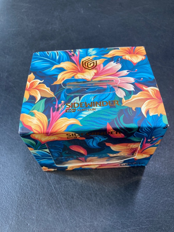 Photo 1 of Ultimate Guard Limited Run Sidewinder 100+ Floral Places II, Deck Box for 100 Double-Sleeved TCG Cards, Tulum Blue, Magnetic Closure & Microfiber Inner Lining…