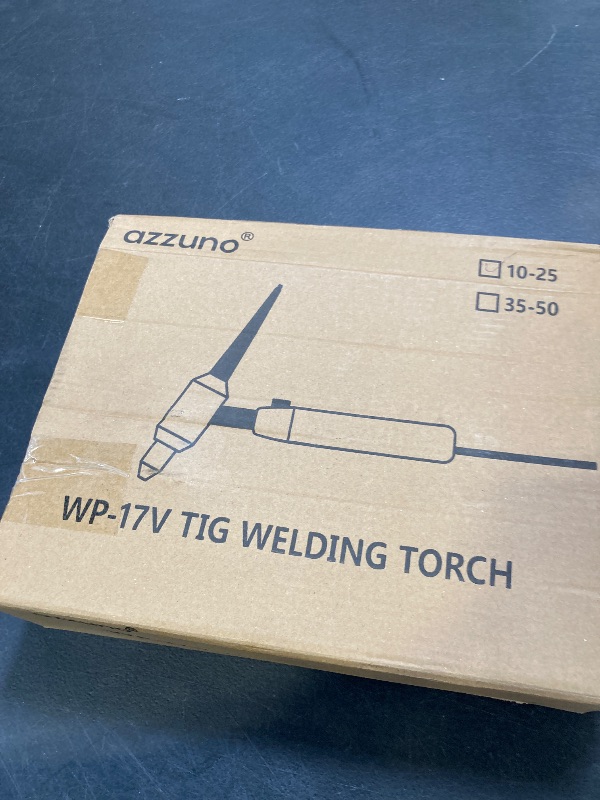 Photo 1 of AZZUNO LIFT TIG Welding Torch, WP-17V Air-Cooled TIG Gun with 10-25mm² Quick Connector and 13-FT Cable&Gas Hose for AZZUNO MIG-135PRO/MIG-135F/MIG-155F