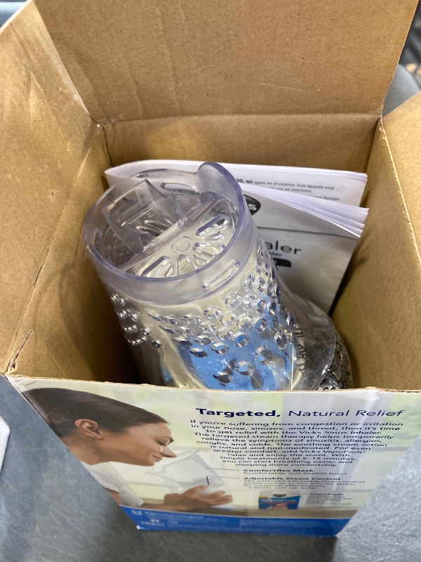 Photo 1 of Vicks Sinus Inhaler - Non-Medicated Steam Relief for Allergies, Congestion, Cough & Colds, Vocal Steamer, Soothes Nasal & Throat Passages, Works with VapoPads (1 Included), FSA & HSA Eligible