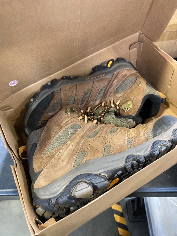 Photo 1 of Merrell Men's Moab 3 MID WP Hiking Boot, New Earth, 7.5 Wide
