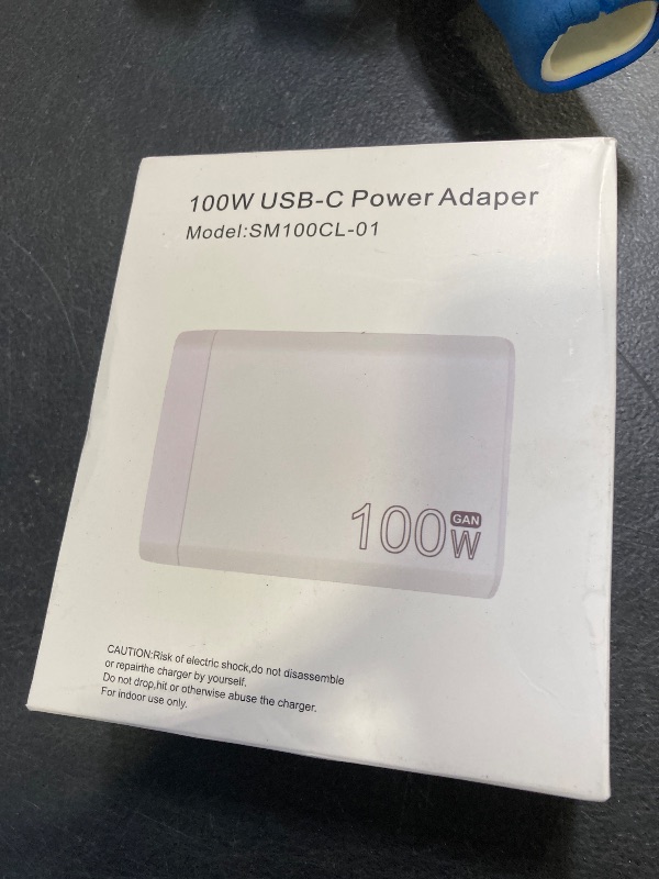 Photo 1 of 100W USB C Plug GaN Wall Charger 4-Port GaN Laptop Charger Compatible with MacBook Pro/Air, HP Laptop, Dell, Asus, Lenovo, Matebook,Galaxy S25/S24/S23/S22/S25 Ultra,Apple Watch and More?White?