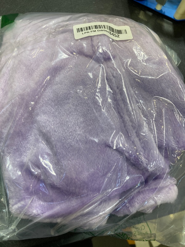 Photo 1 of V.&GRIN Girls Fleece Robes, Hooded Plush Soft Fuzzy Warm Fluffy Bathrobe for Kids 3-14 Years?Lavender Purple 3-4?