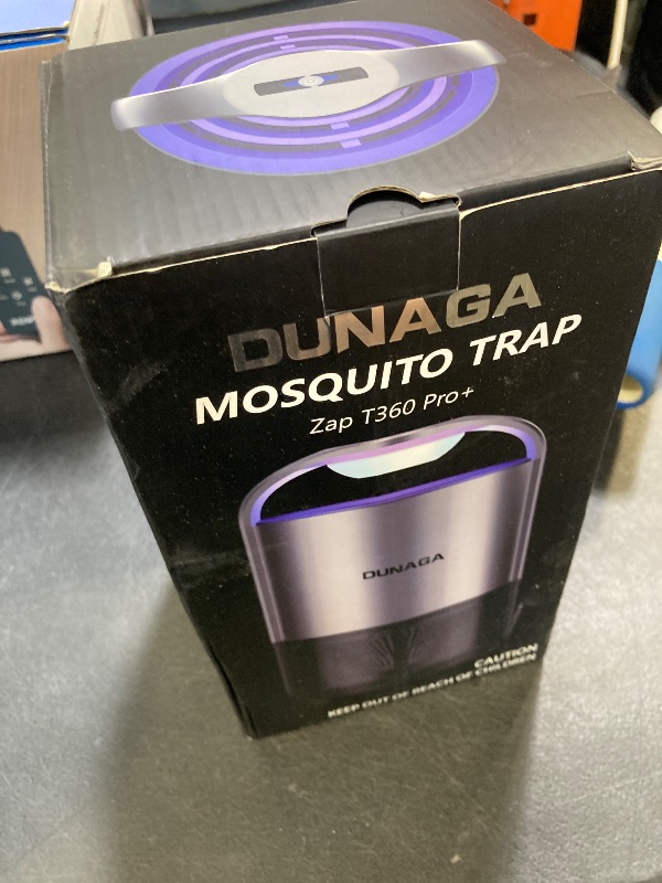 Photo 1 of Automatic Home Insect Trap – Indoor Fly, Gnat, and Mosquito Traps with 10 Sticky Glue Boards,Auto Gray
