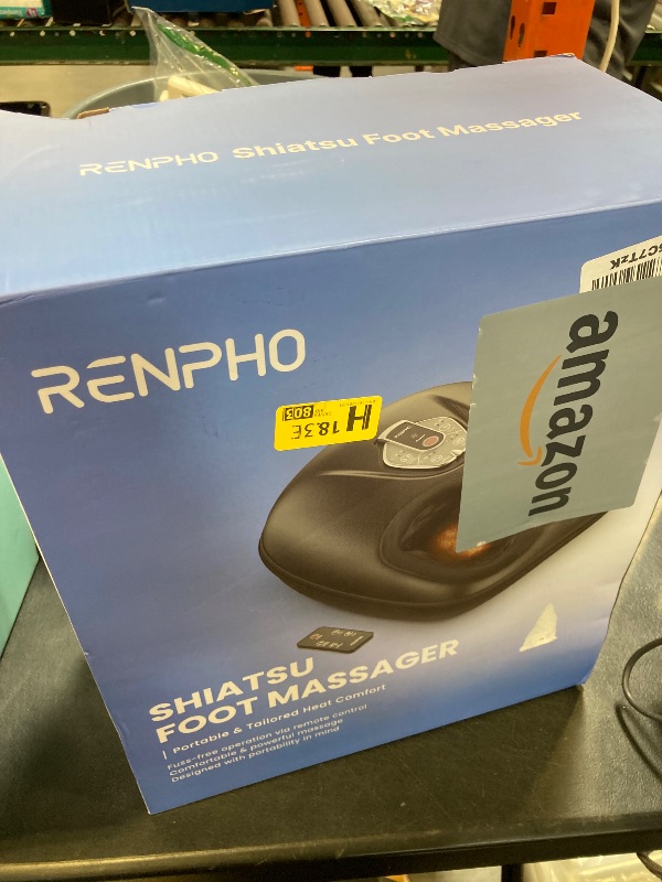 Photo 1 of RENPHO Foot Massager Machine with Heat [2025 Upgraded], FSA HSA Eligible, Foot Massager for Plantar Fasciitis, 3 Heat Levels, Fathers Day Dad Gifts for Women Mom, Wireless Control, True Feet Massage