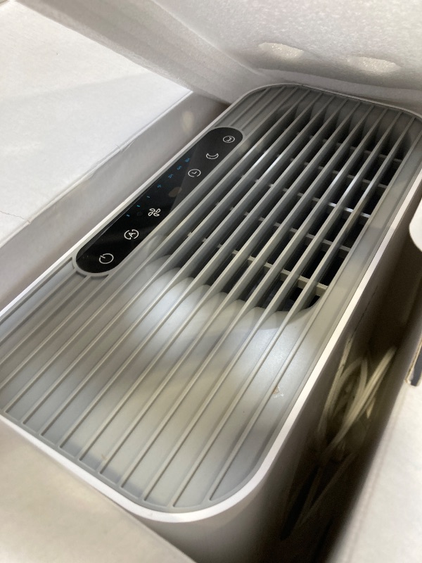Photo 1 of Homvana Smart Air Purifiers for Home Larger Room Bedroom Up to 1250 Sq Ft, H13 True HEPA Washable Filter with Air Quality Indicator (SilentAir Tech), Auto Mode, Remove 99.97% for Pets Allergies Smoker