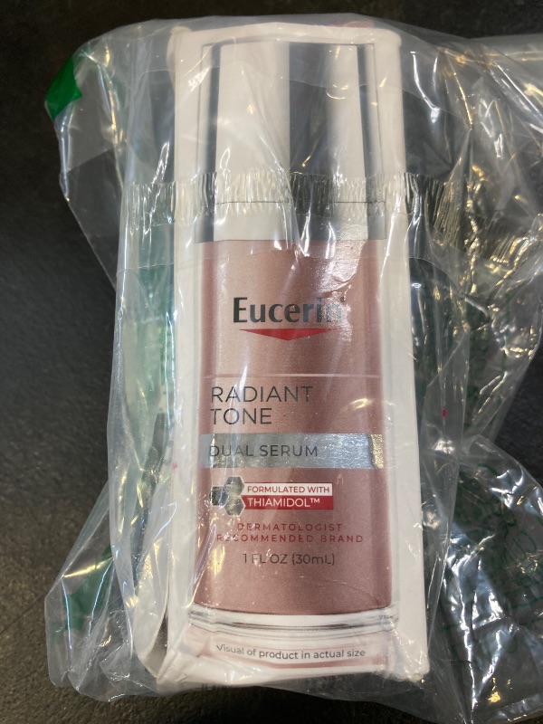 Photo 1 of Eucerin Radiant Tone Dual Serum Dark Spot Corrector, Dark Spot Serum with Thiamidol and Hyaluronic Acid, Helps Visibly Reduce the Look of Persistent Dark Spots, 1 Fl Oz Bottle