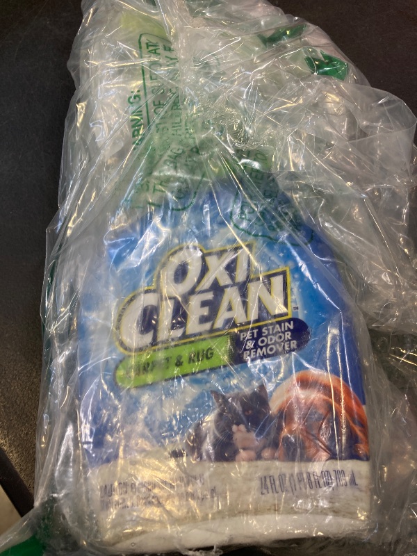 Photo 1 of OxiClean Carpet and Rug Cleaner, Pet Stain and Odor Remover Spray, 24 fl oz