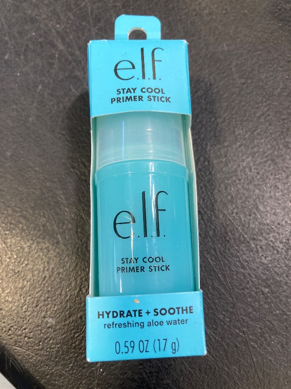Photo 1 of e.l.f. Stay Cool Primer Stick, Hydrating Gel Primer Preps Skin For Makeup, Imparts A Cooling Feel, Infused With Aloe Water, Vegan & Cruelty-Free