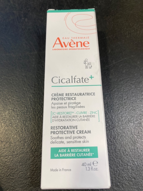 Photo 1 of Avene Cicalfate+ Restorative Protective Cream, postbiotic skincare for sensitive skin, helps restore skin barrier, face and body, safe for infants, children and adults, 1.3 Fl Oz