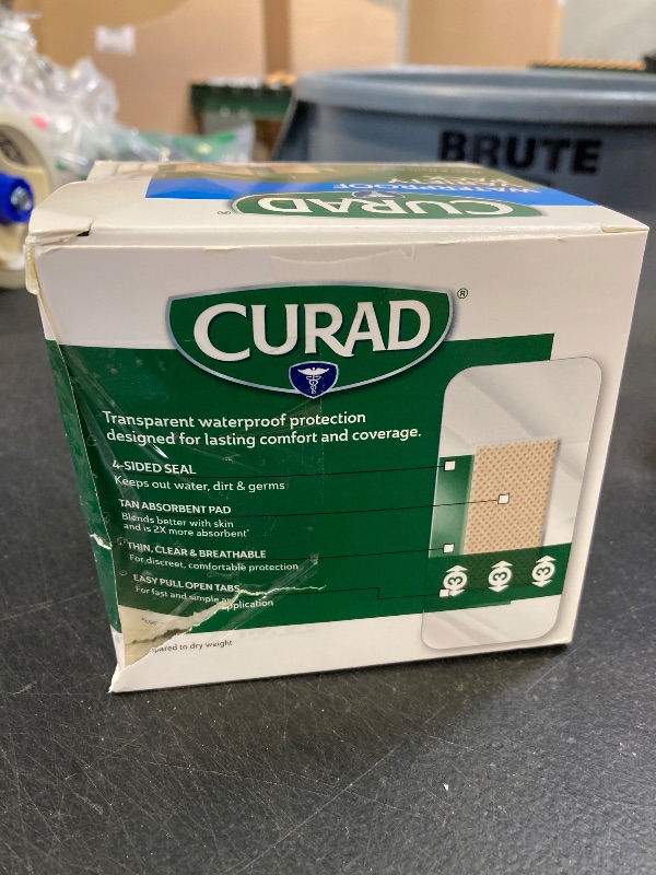 Photo 1 of Curad Waterproof Bandage Variety Pack, 3 Styles Included; Assorted Size, 120 Bandages