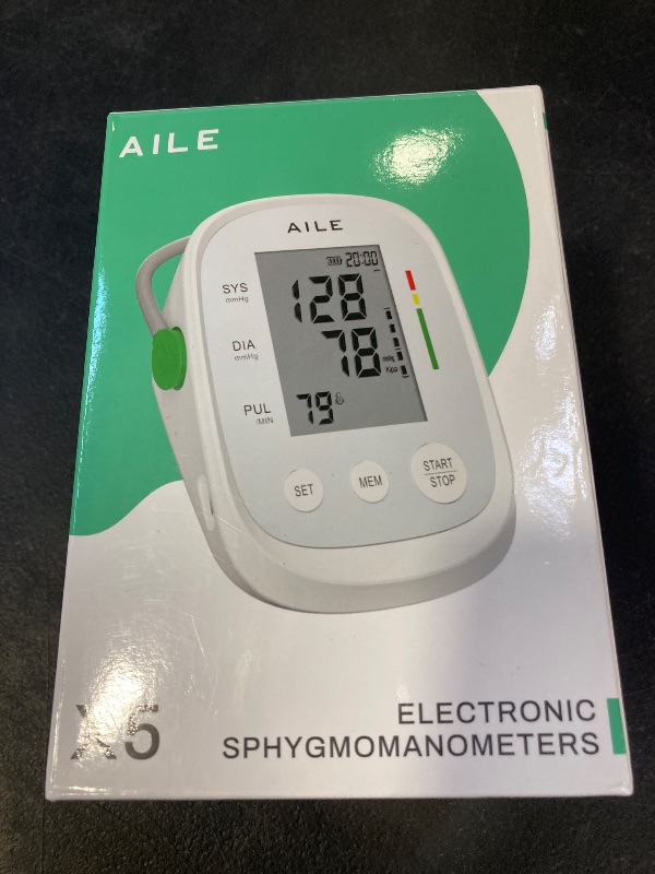 Photo 1 of Blood Pressure Monitor, AILE Blood Pressure Machine Upper Arm Large Cuff(8.7"-16.5"), High Automatic Blood Pressure Monitors Cuff for Home Use, (BP) Manual Arm Blood Pressure Monitors, 2 * 99 Memory