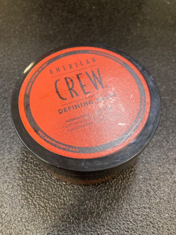 Photo 1 of American Crew Men's Hair Defining Paste, Like Hair Gel with Medium Hold Hair Gel & Low Shine, 3 oz