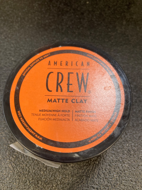 Photo 1 of American Crew Men's Hair Matte Clay, Like Hair Gel with Medium/High Hold, 3 oz
