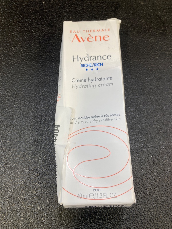 Photo 1 of Avène Hydrance RICH Hydrating Cream, Daily Face Moisturizer, Non-Comedogenic, 1.3 Oz