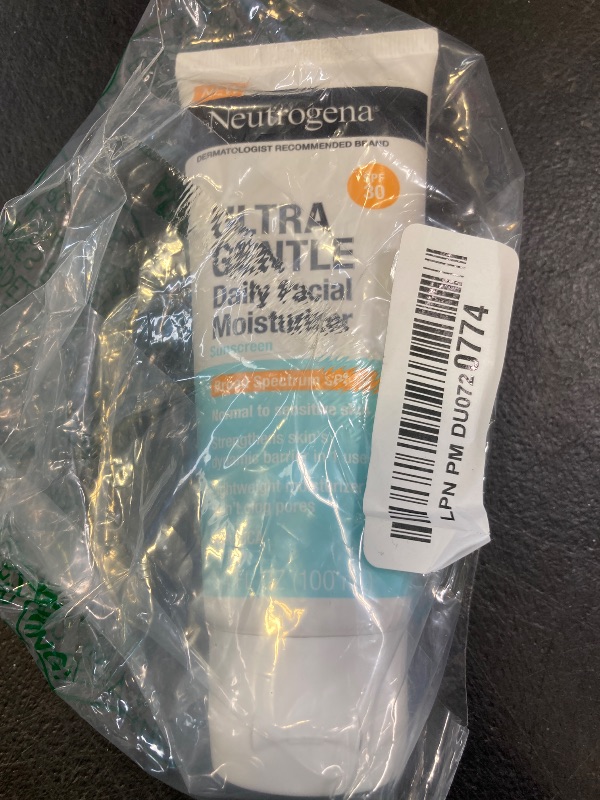 Photo 1 of Neutrogena Ultra Gentle Daily Facial Moisturizer with SPF 30 Sunscreen with CICA, Lightweight Face Lotion with Broad Spectrum SPF 30 for Normal to Sensitive Skin, Fragrance-Free, 3.4 fl. oz