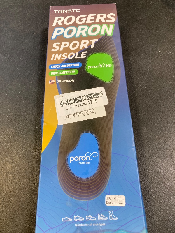 Photo 1 of TANSTC Plantar Fasciitis Insoles Men Insoles for Men Standing All Day Medium Arch Support Shoe Inserts for Women Flat Feet Pain Relief Orthotics Inserts Shock Absorption Work Boot, XL
