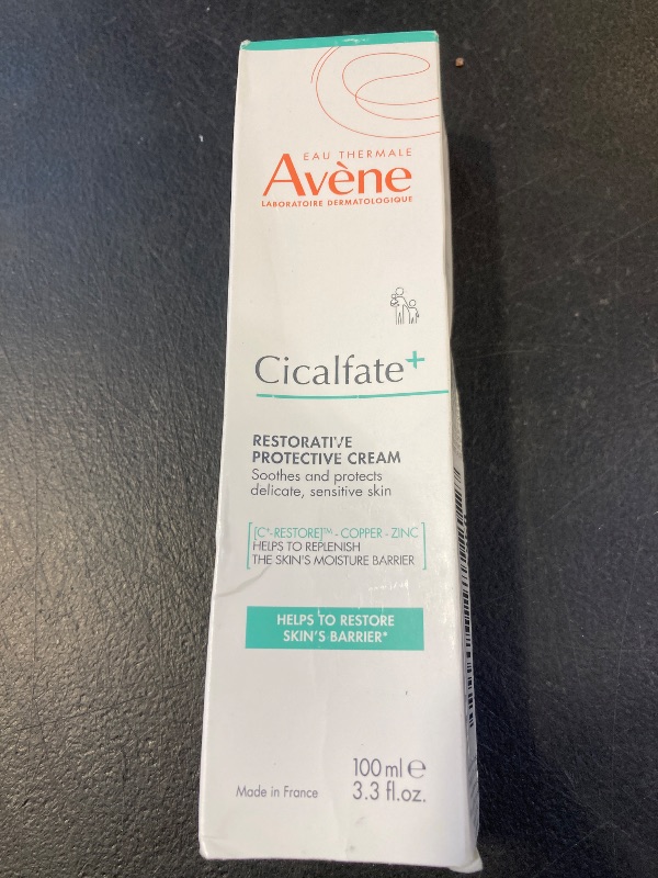 Photo 1 of Avène Cicalfate+ Restorative Protective Cream, postbiotic skincare for sensitive skin, helps restore skin barrier, face and body, safe for infants, children and adults, 3.3 Fl Oz