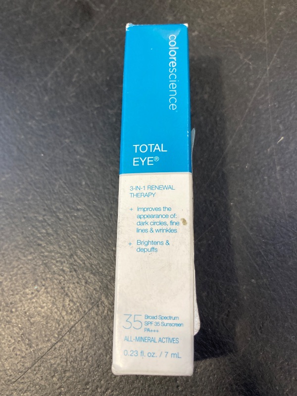 Photo 1 of Colorescience Total Eye 3-in-1 Anti-Aging Renewal Therapy for Wrinkles & Dark Circles, SPF 35, Tan