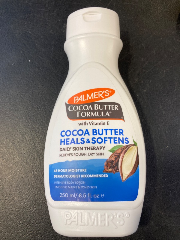 Photo 1 of Palmer's Cocoa Butter Formula Daily Skin Therapy Cocoa Butter Body Lotion for Dry Skin, Hand & Body Moisturizer, Flip Cap Bottle, 8.5 Oz (Pack of 1)