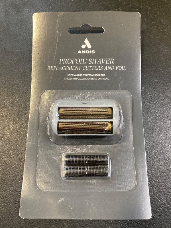 Photo 1 of Andis 17280 ProFoil Lithium Shaver Replacement Titanium Foil Assembly and Inner Cutters, Gray