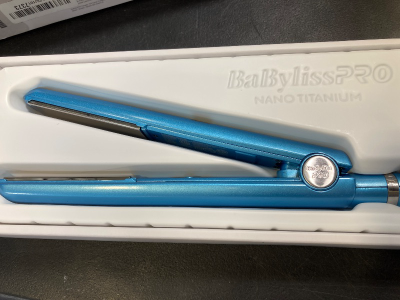 Photo 1 of BaBylissPRO Nano Titanium Flat Iron Hair Straightener, 1" Digital Hair Straightener Iron for Professional Salon Results and All Hair Types