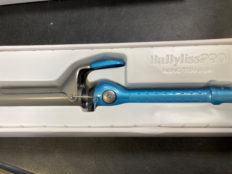 Photo 1 of BaBylissPRO Nano Titanium Spring Curling Iron, 1.25" Professional Spring Hair Curler for Long Lasting Curls & All Hair Types