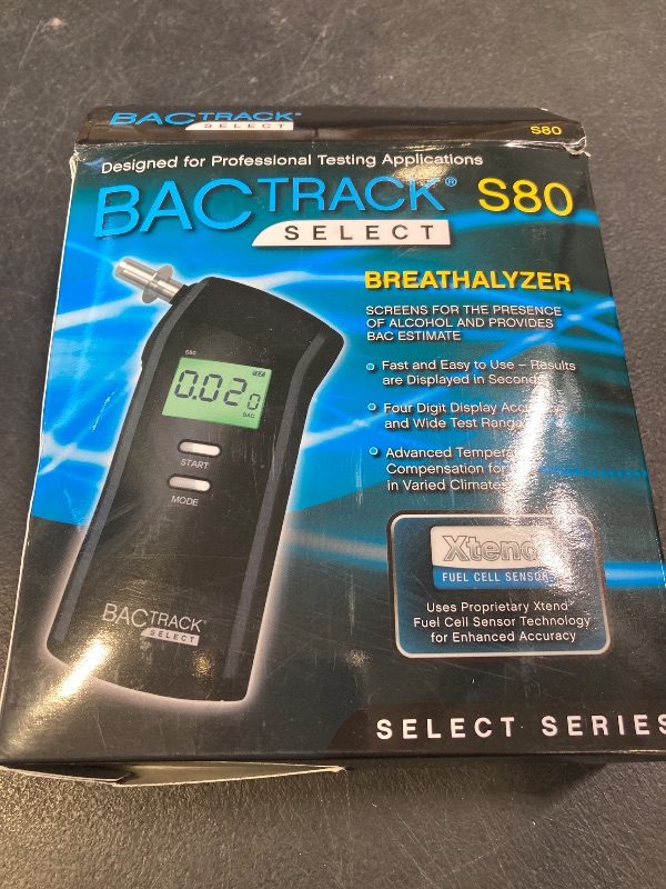 Photo 1 of BACtrack S80 Breathalyzer | Professional-Grade Accuracy | DOT & NHTSA Approved | FDA 510(k) Cleared | Portable Breath Alcohol Tester for Personal & Professional Use