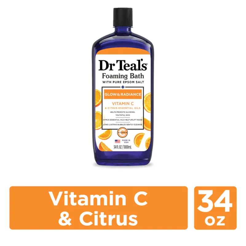 Photo 1 of Dr Teal's® Vitamin C Glow & Radiance Pure Epsom Salt Foaming Bath