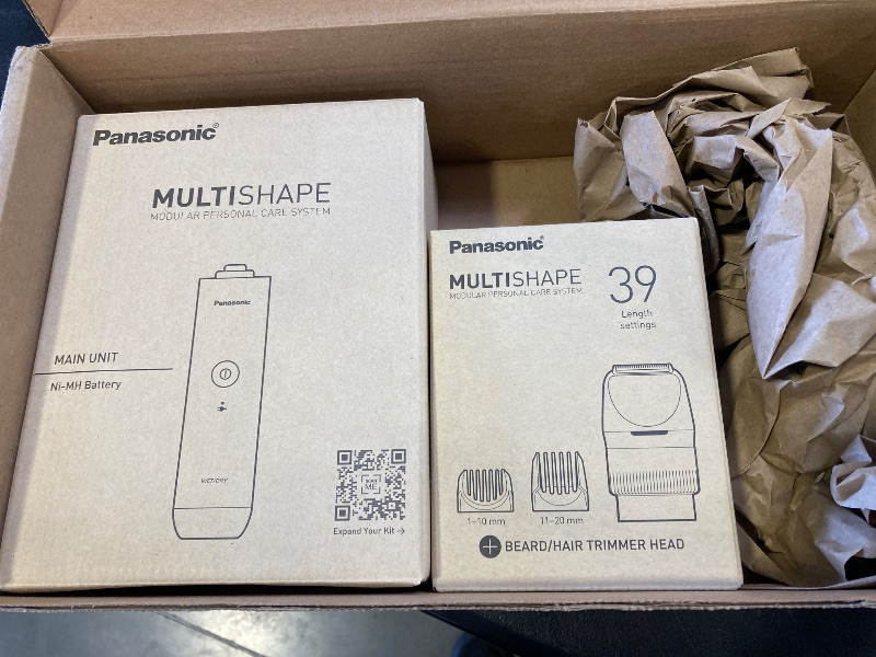 Photo 1 of Panasonic MultiShape Electric Trimmer for Beard, Hair and Body, 58 Adjustable Cutting Lengths and Advanced Blade System, Cordless Waterproof Wet/Dry Clipper for Men - ER-ACKN2-HB