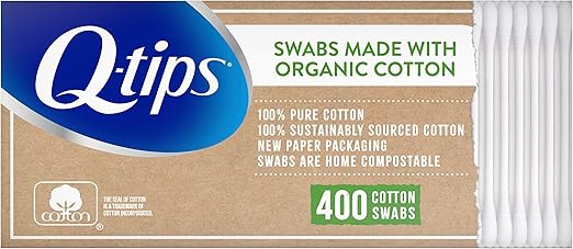 Photo 1 of Q-Tips Cotton Swabs Organic Pack - 400ct