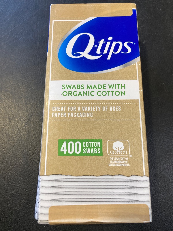 Photo 1 of Q-Tips Cotton Swabs Organic Pack - 400ct