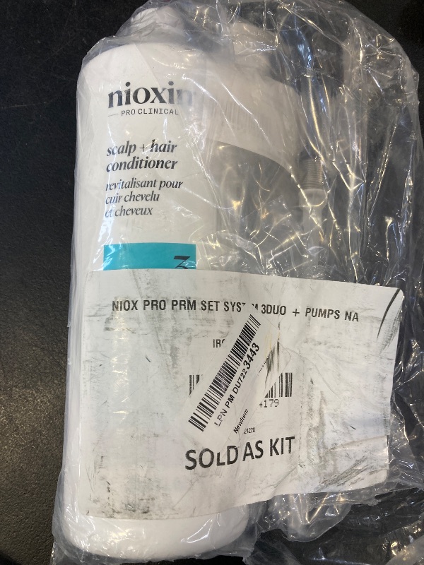 Photo 1 of Nioxin System 3 Scalp + Hair Conditioner - Hair Thickening Conditioner for Damaged Hair with Light Thinning, 33.8 fl oz (Packaging May Vary)