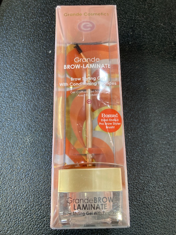 Photo 1 of Grande Cosmetics Brow Lamination Gel | DIY Eyebrow Lamination | Shapes, Sculpts & Sets With 12-Hour Hold | Conditions & Nourishes For Healthier Looking Brows
