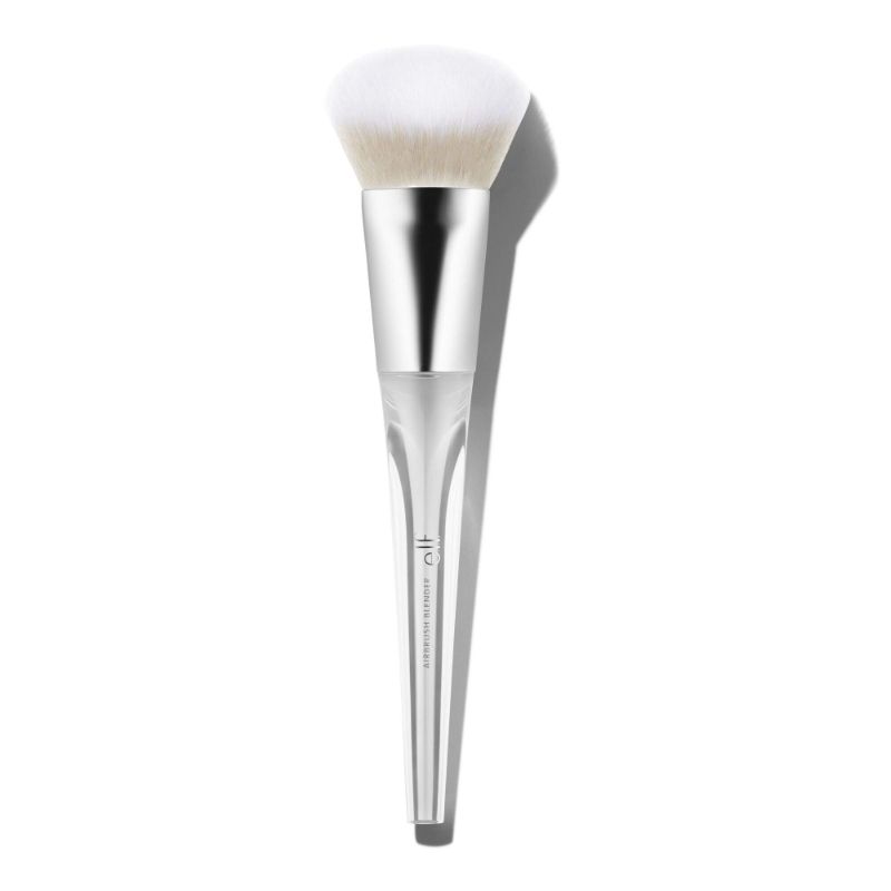 Photo 1 of e.l.f. Precision Airbrush Blender, Angled Makeup Brush For Applying Liquids, Creams Or Powders, Creates Sheer Or Full Coverage, Vegan & Cruelty-Free