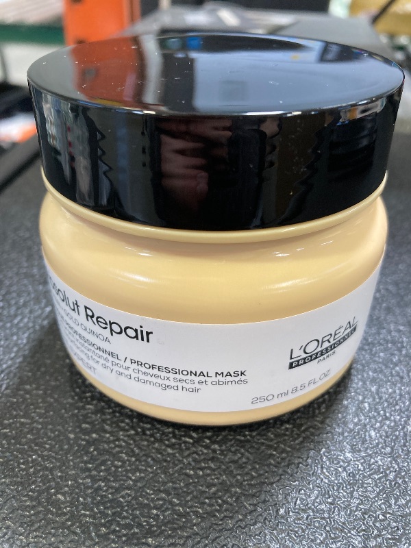 Photo 1 of L'Oréal Professionnel Paris Absolut Repair Hair Mask - Protein Treatment For Deep Nourishment, Hydrates, Repairs Damage & Adds Shine For Dry & Damaged Hair
