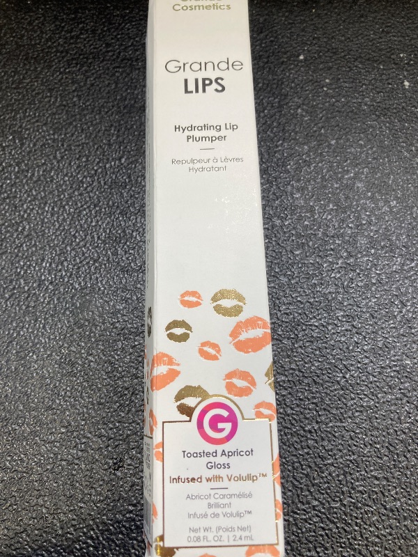 Photo 1 of Grande Cosmetics GrandeLIP Plumper Hydrating Lip Plumper, Gloss Finish, Toasted Apricot, 0.08 Fl Oz