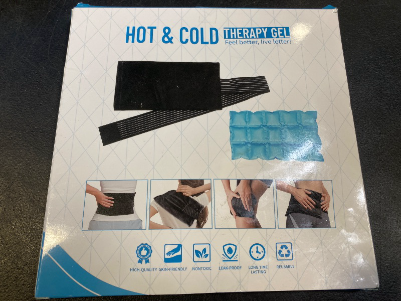 Photo 1 of 2 Ice Packs for Injuries Reusable, Cold and Hot Packs for Injuries, Joint Pain, Muscle Soreness, and Body Inflammation, Adjustable Ice Packs Wraps for Knees, Back, Shoulders, Arms, and Legs