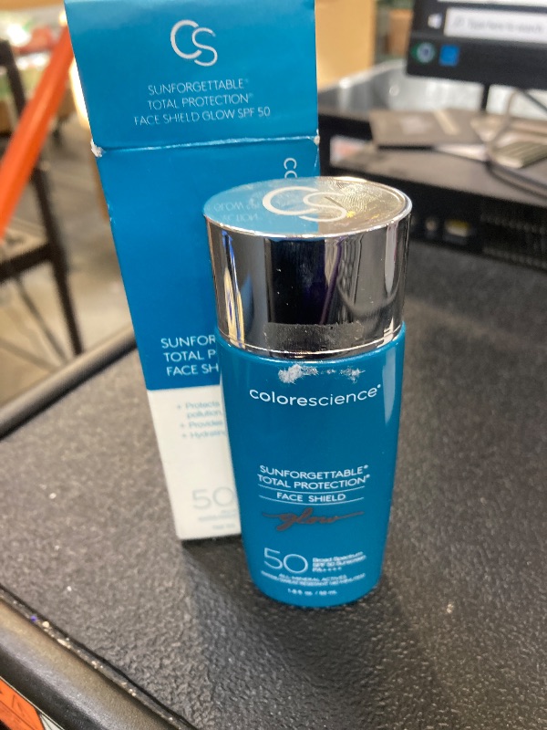 Photo 1 of Colorescience Sunforgettable Total Protection Face Shield Glow SPF 50, Glow, 1.8 Fl Oz