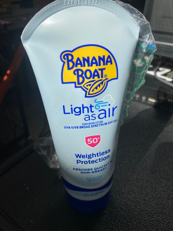 Photo 1 of Banana Boat Spf#50+ Light As Air Lotion 177ml, 6 Ounce