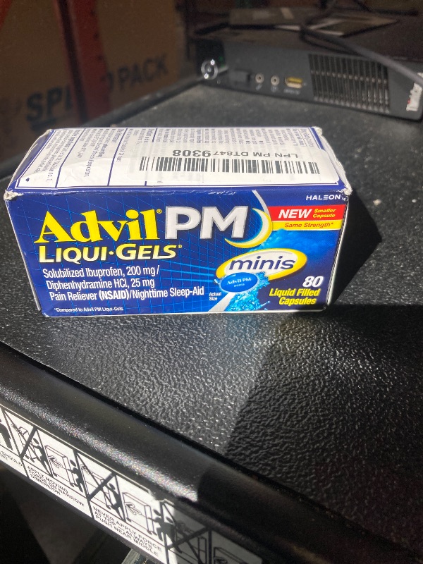 Photo 1 of Advil PM Liqui-Gels Minis, 80 Liquid Filled Capsules
Exp 11/2026
