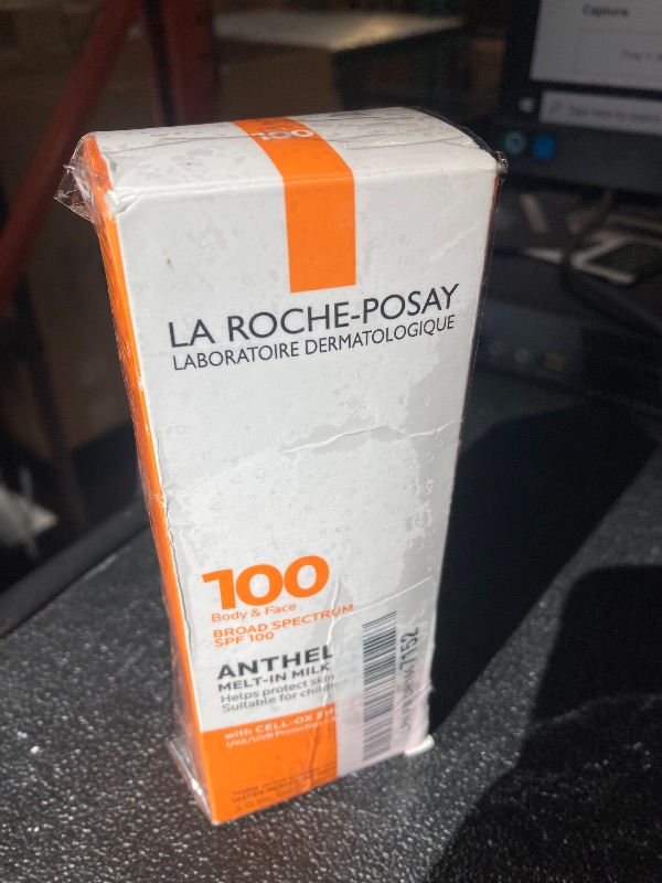 Photo 1 of La Roche-Posay Anthelios Melt-In Milk Sunscreen SPF 100, Sunscreen For Body & Face, Broad Spectrum SPF + Antioxidants, Oil Free, For Sun Sensitive Skin, Oxybenzone Free